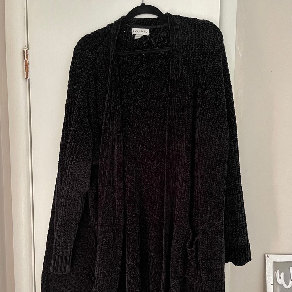 Soft black sweater
